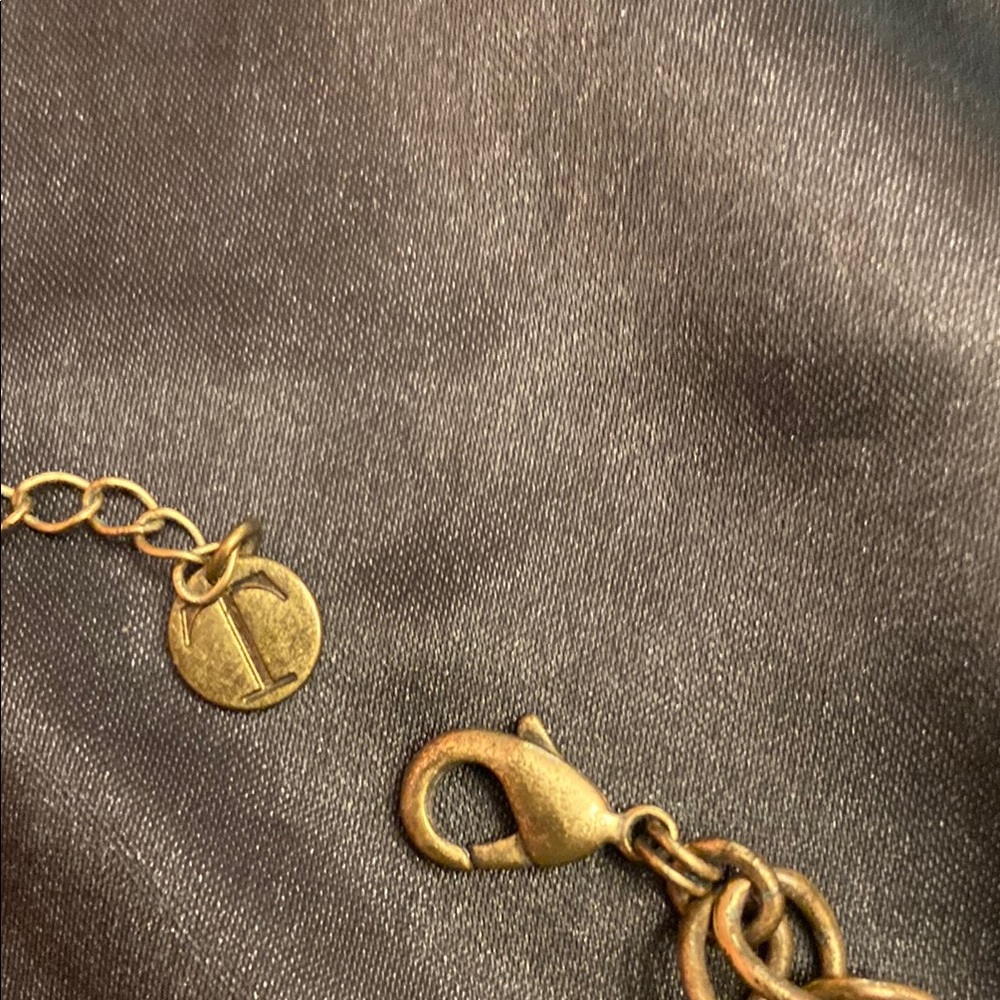 Talbots Elegant Silver, Pearl and Bronze Beaded Necklace - Picture 2 of 11